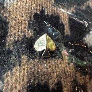 Kate Spade Leopard Print Toboggan Warm Hat Headwear